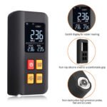 LCD Digital Thickness Gauge Car Coating Paint Film Depth Tester Fe NFe Probe