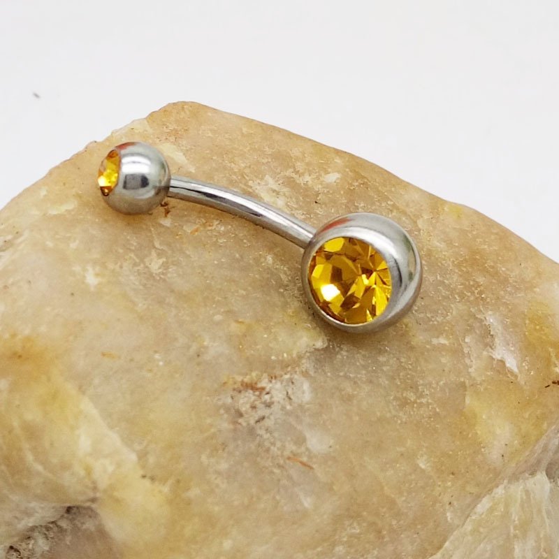 Puncture Hypoallergenic Titanium Steel Navel Buckle Belly Nail - Image 8