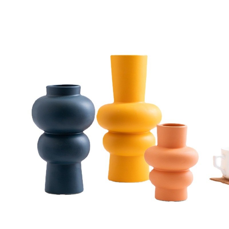 Ceramic Vase Flower Nordic Minimalist Living Room Decoration - Image 4