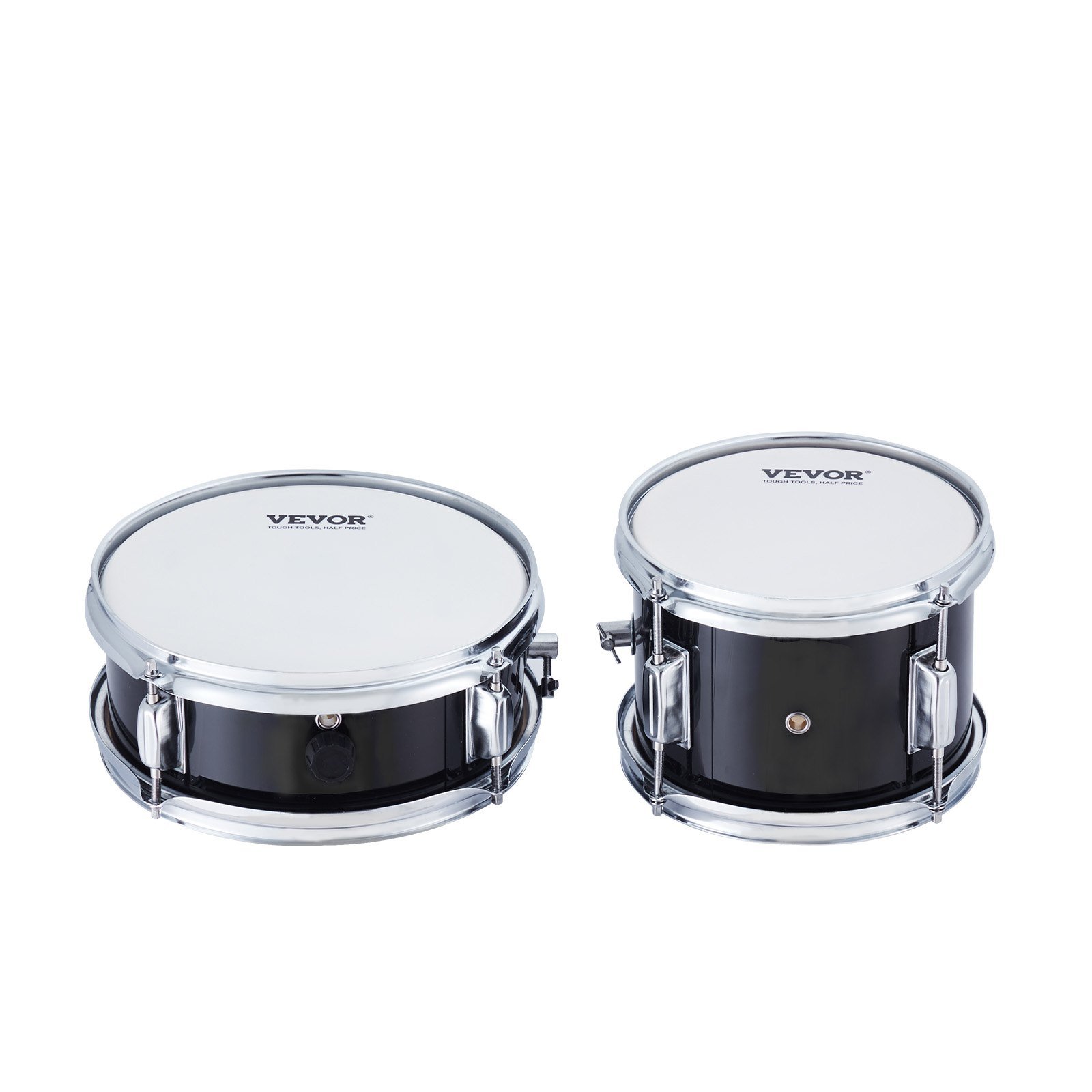 Kids Drum Set, 3-Piece, 14 In Beginner Drum Set With Adjustable Throne Cymbal Pedal Two Pairs Of Drumsticks, 8'' Tom Drum 10'' Snare Drum 14'' Bass Drum, Starter Drum Kit For Child Kids, Black