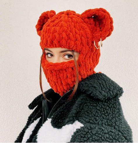 New Bear Ears Knitted Hat - Image 12