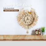 Home Fashion Minimalist Hawk With His Wall Clock Puzzle Toys