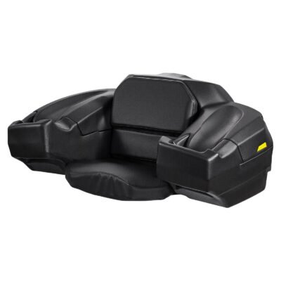 ATV Rear Storage Box And Lounger, 95L ATV Cargo Box With Seat & Backrest, Waterproof LLDPE & Lockable Lounger Storage Box Fit Most ATVs With Rear Rack, Compatible With ATV, UTV, Can-Am Vehicles