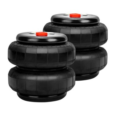 2 Packs Air Ride Suspension Bag Standard 2500 Lb Npt Single Port Heavy Duty