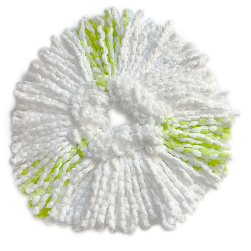 Triangle Plate Revolving Mop Head Fiber Replacement Cotton Waste - Image 25