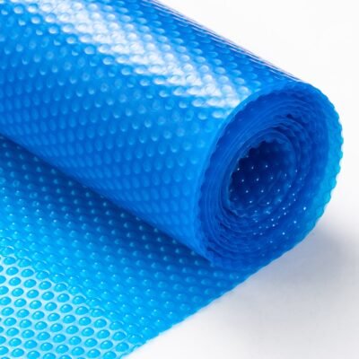 Solar Pool Cover, 28 X 14 Ft Rectangle Solar Blanket For Pools, Inground Above Ground Swimming Pool Solar Cover, 16 Mil Solar Covers Blue