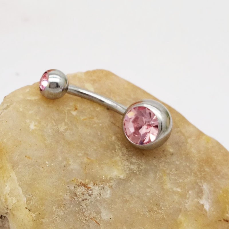 Puncture Hypoallergenic Titanium Steel Navel Buckle Belly Nail - Image 12