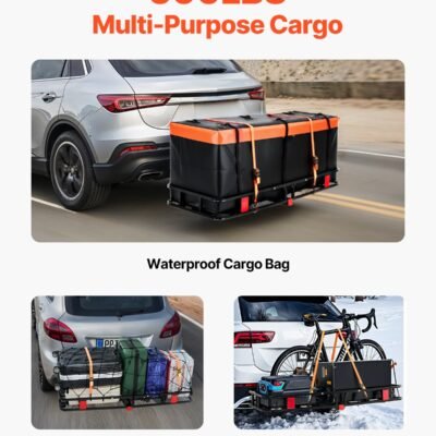 500 Lbs Hitch Cargo Carrier Folding Hitch Cargo Carrier With Cargo Net