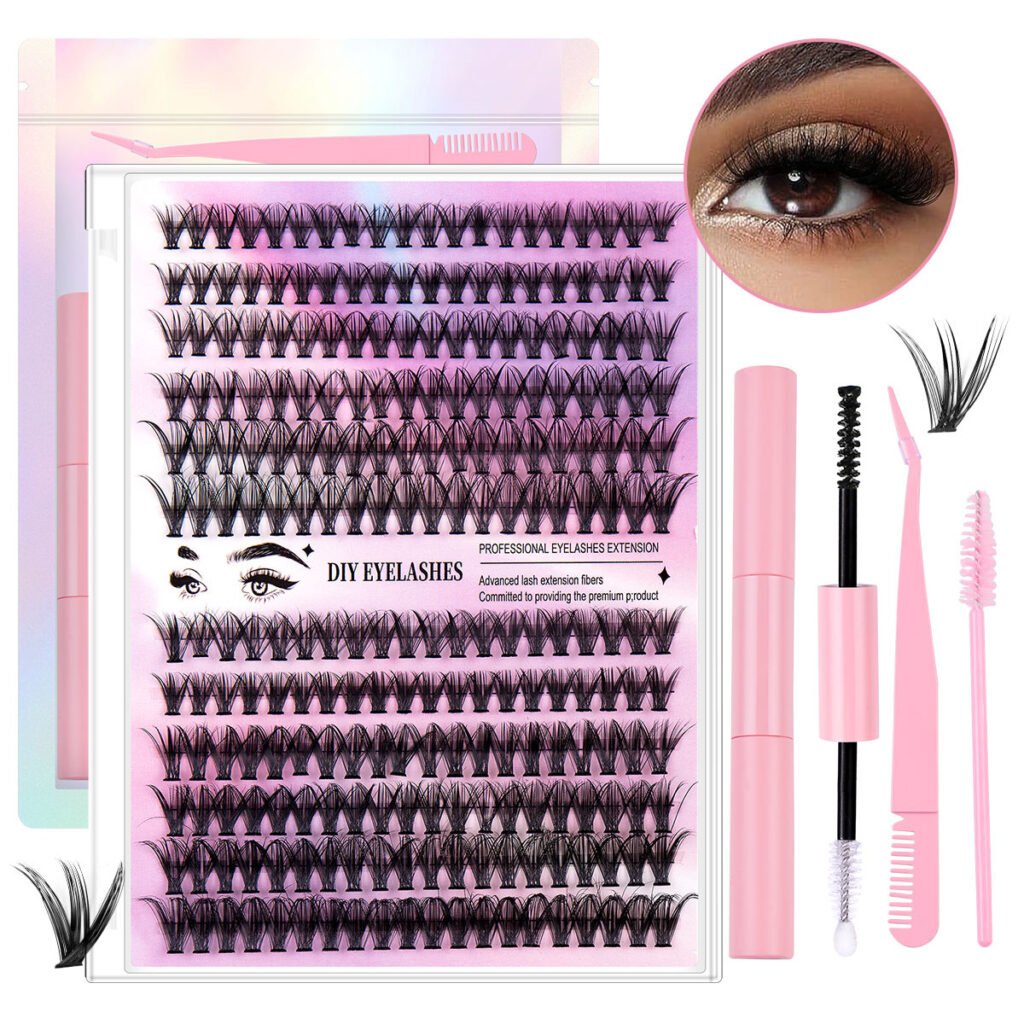 12 Rows Of 30D Plus 40D Clusters Of 240 Segmented Lashes Set —