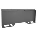 1/4 In Skid Steer Mount Plate, Universal Quick Attach Mount Plate, Easy To Bolt, 3000lbs Load Capacity, Heavy Duty Steel Loader Plates Compatible With Kubota Bobcat Skid Steers & Tractors